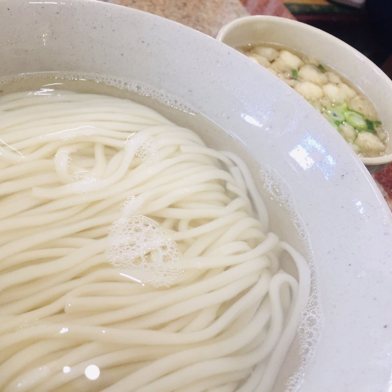 釜揚げうどん(天領うどん 新生町店 （てんりょううどん）)