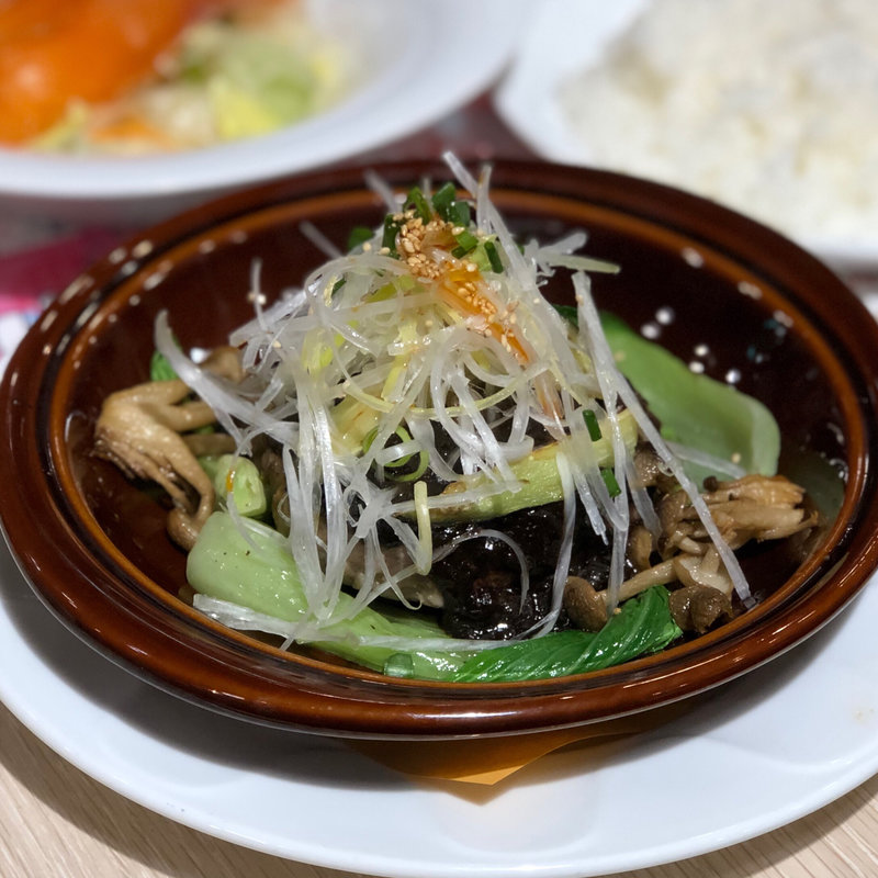 ごはんが進む。コク味噌ハンバーグ Eセットライス・選べるサラダ(デニーズ 塩尻店 )