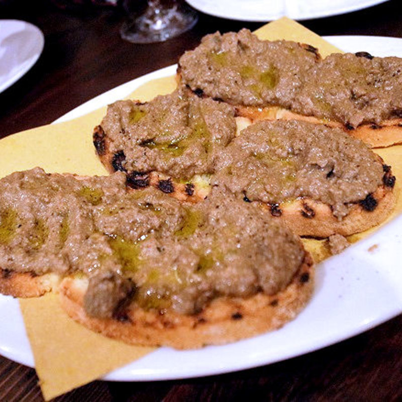 レバーのクロスティーニ(ダ ペピ)