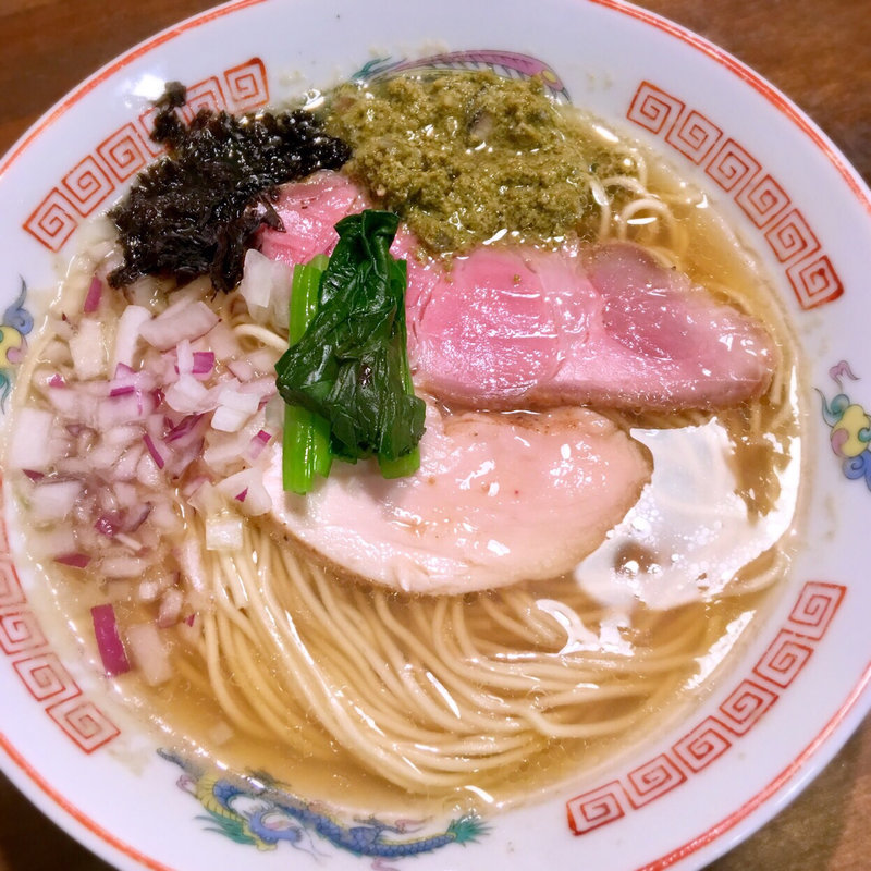 煮干し牡蠣そば(貝節麺raik)