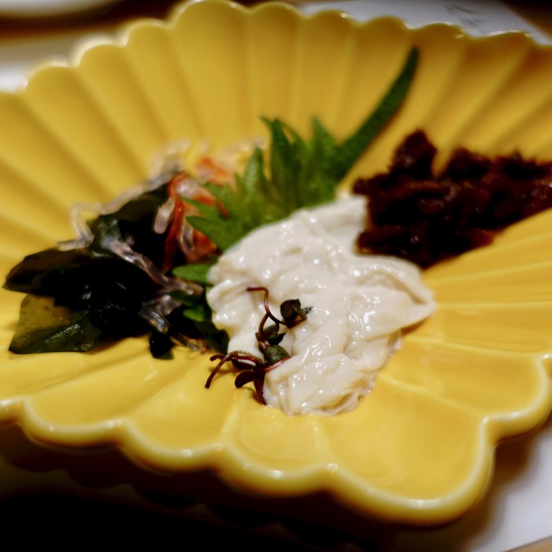 湯葉の先付け(八かく庵 大阪マルビル店 （はっかくあん）)