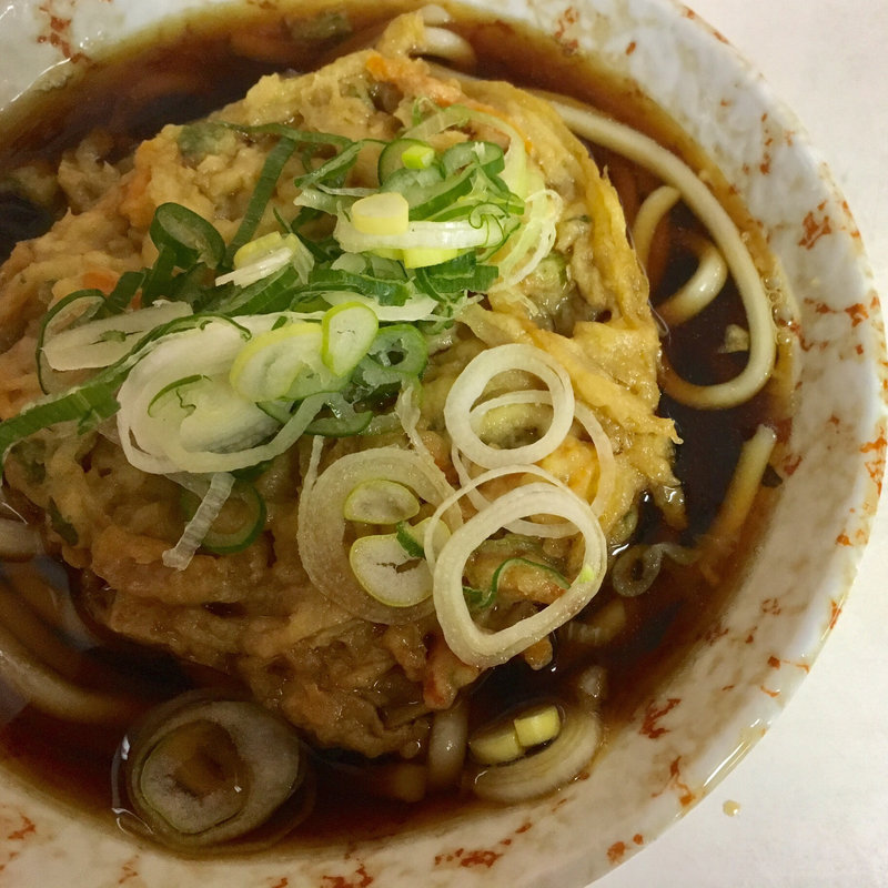 天ぷらうどん(ひのでそば)
