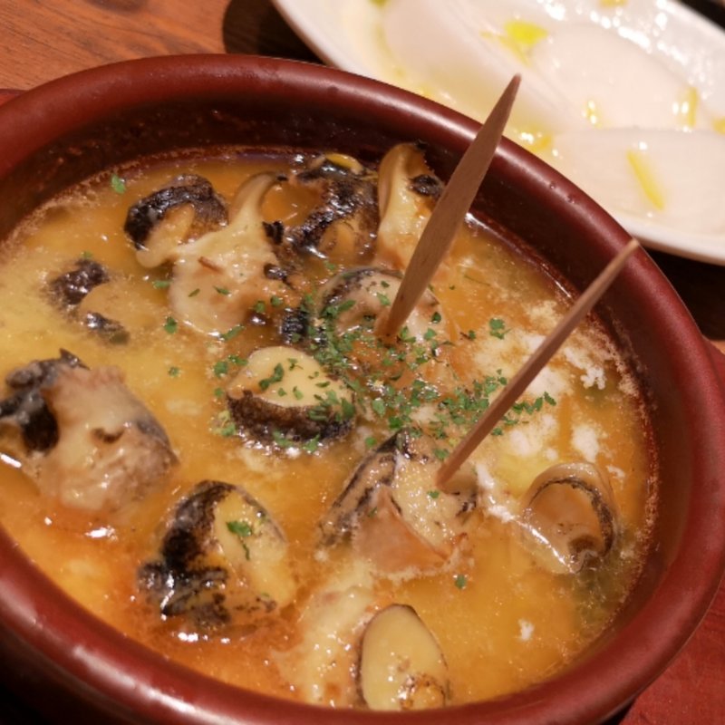 つぶ貝のガーリックバター焼き(PRONTO新宿駅東口店)