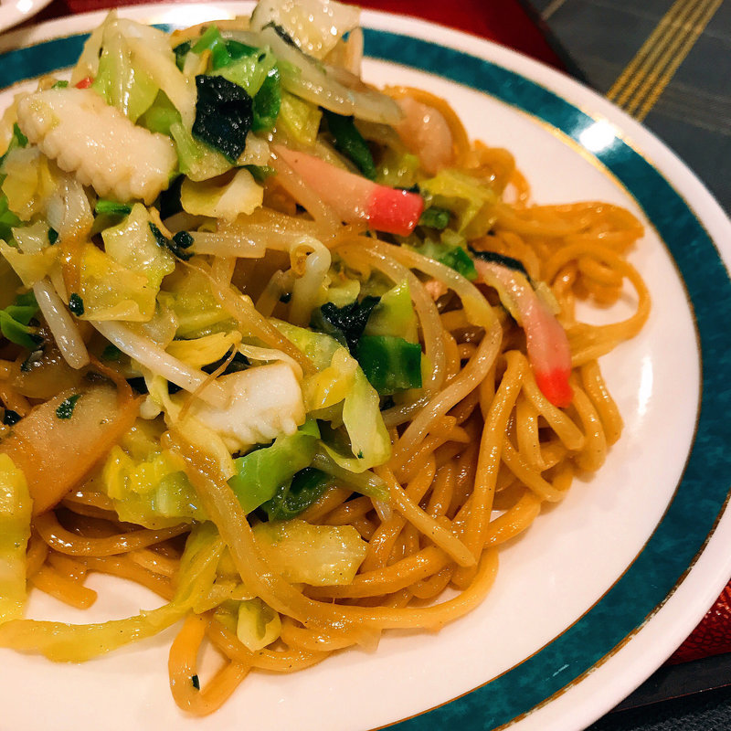 皿うどん(ほっこり絶品中華 宇宙軒 昭和31年創業)