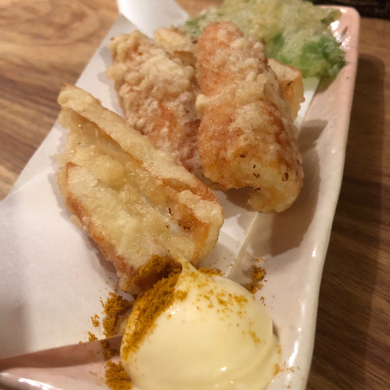 ちくわ天 (カレーマヨで)(０７)