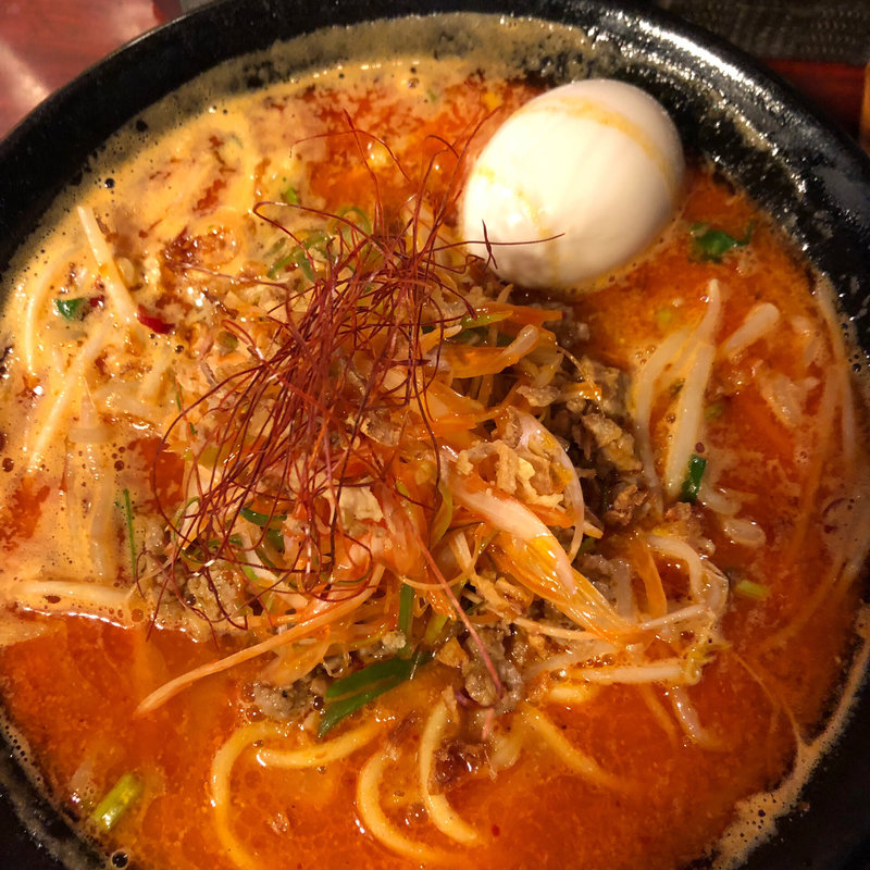 ファイヤーじゃぐらバーニング(じゃぐら高円寺 豚骨味噌らーめん)