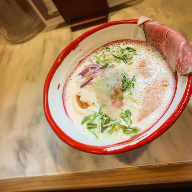 いさむ流 鯛カプチーノ仕立て(麺家 いさむ)