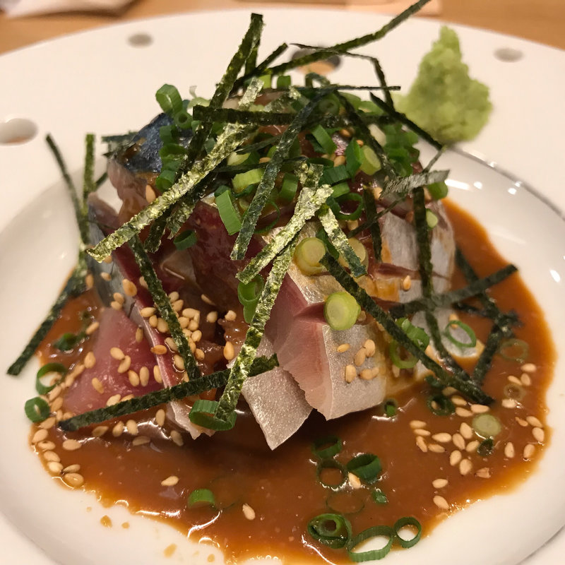 ゴマさば(ぬる燗ぞっこん 離れ)