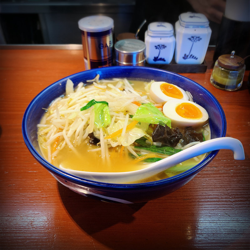 野菜塩らーめん(函館ラーメン しお貫)