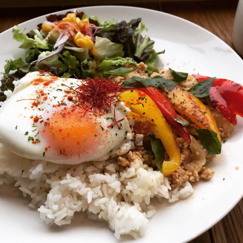 南国風ガパオライス(ホットサンズ)