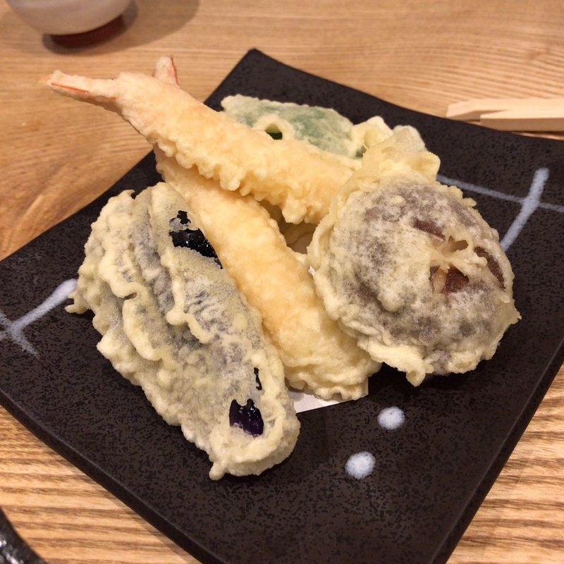 天婦羅盛り合わせ(蕎麦雪屋)