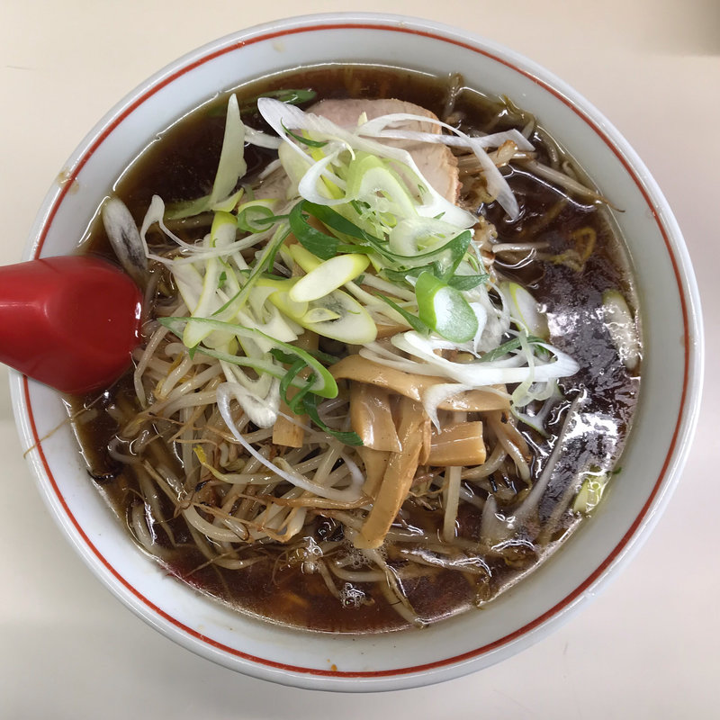 もやしラーメン 正油 大盛(龍宝)