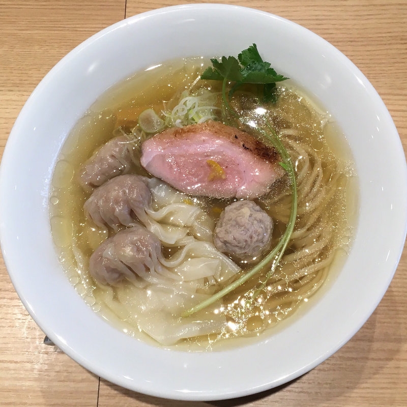 ワンタン鴨中華（塩）(中華そば 龍の眼)