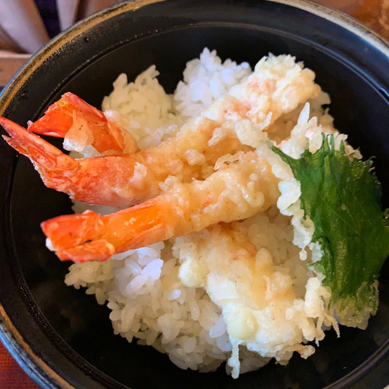 天丼セット(博多めん処 峰松本家・料理蒲鉾 峰屋)