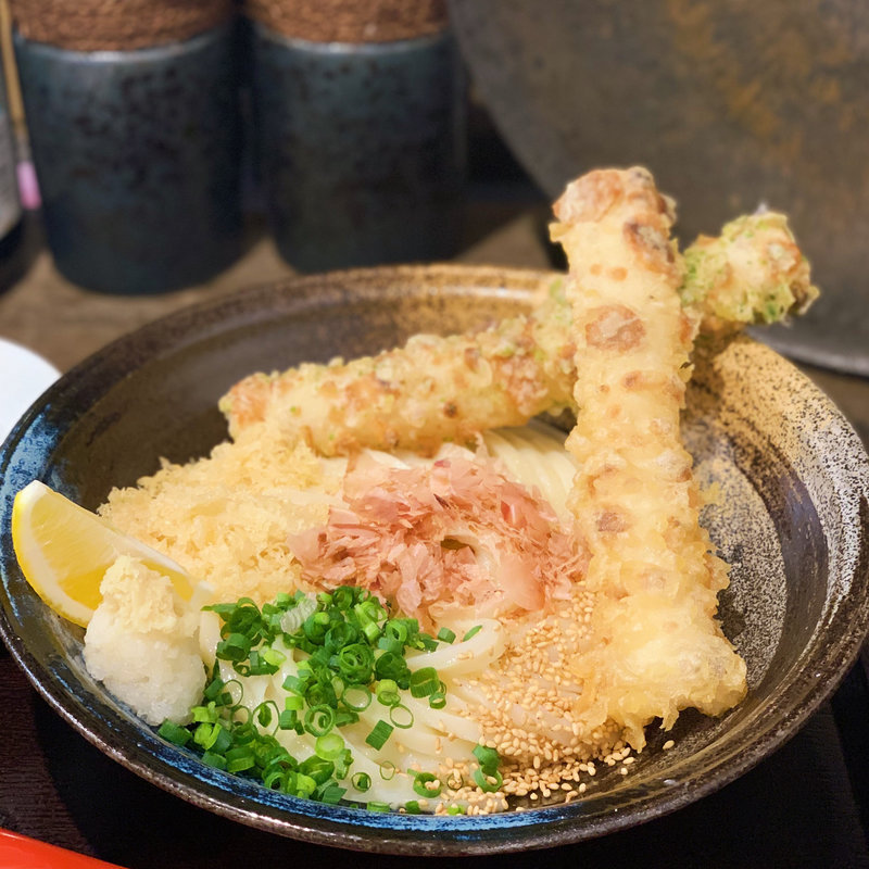 ちくわ天ぶっかけ(うどんAGATA)