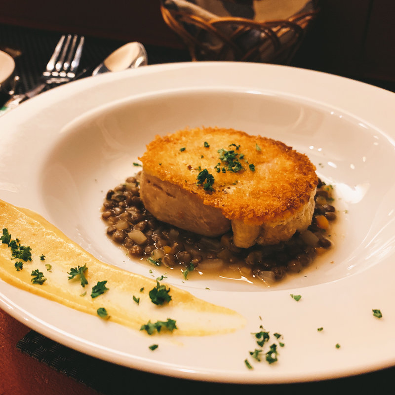 豚の頭のマスタードパン粉焼き(bistrot semaille（ビストロ スマイユ） )