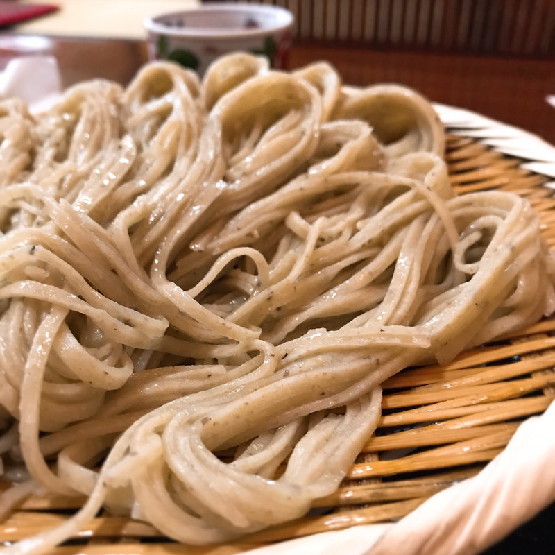 手打ちそば（一人前大盛）(そば処 梅の花 高崎駅東口店 )