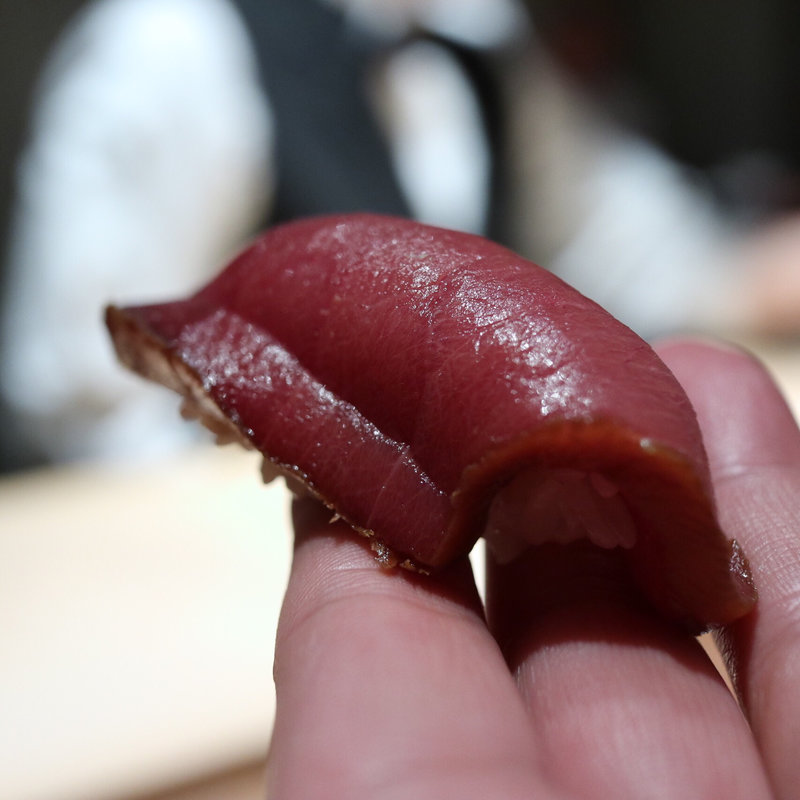 鮪中トロ漬け(初音鮨)