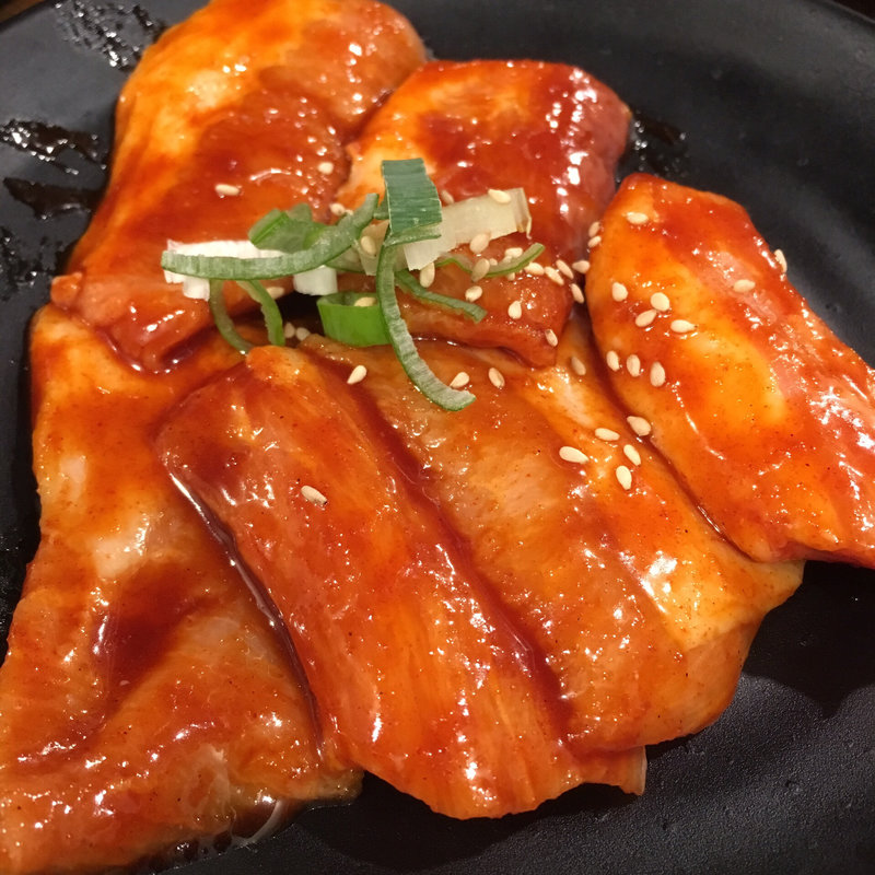 激辛トントロ(七輪焼肉 安安 札幌南三条店)