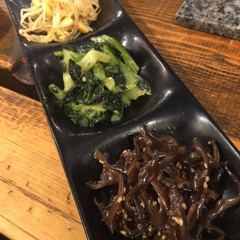 ナムル三種盛り(七輪焼肉 安安 札幌南三条店)