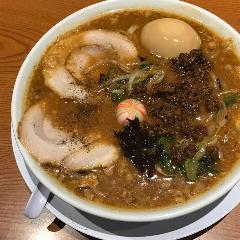 季節限定 味噌生姜らぁめん+味玉(らぁめん 生姜は文化。)