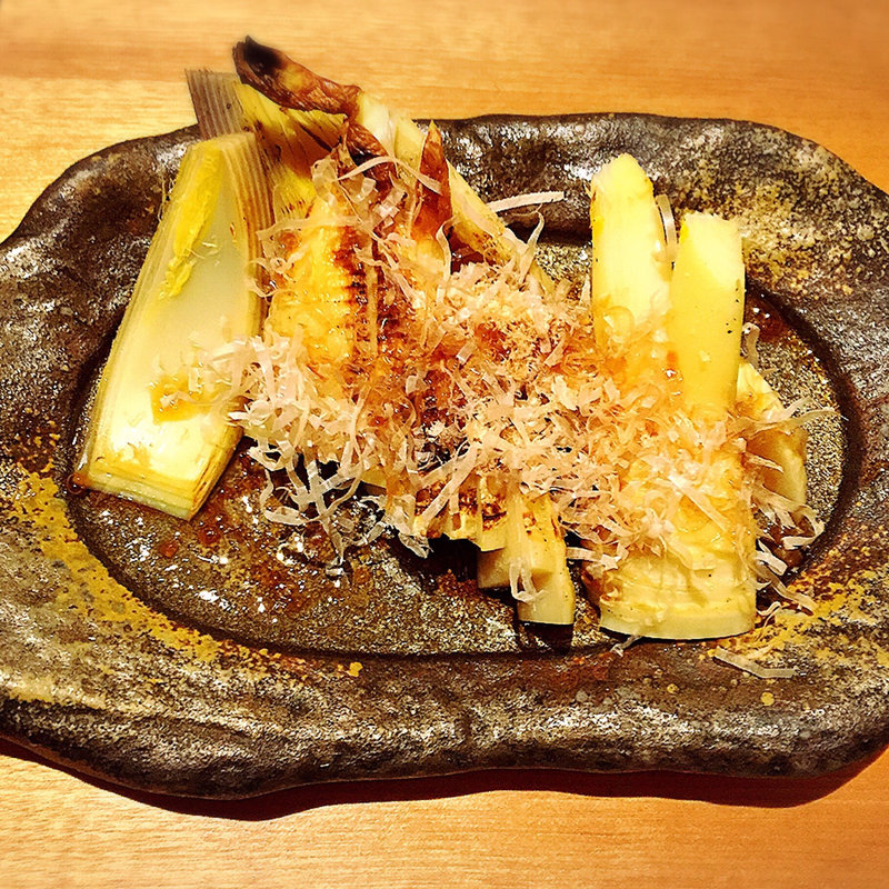 筍の炭火焼き(山人)
