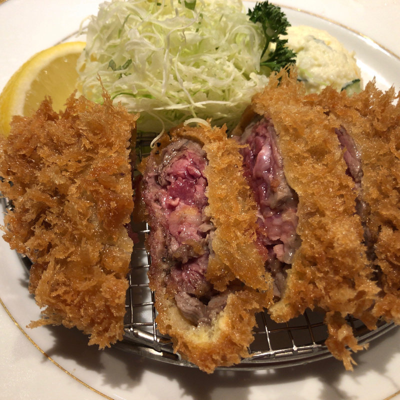 ビーフカツ（サービスランチ）(うちだ )