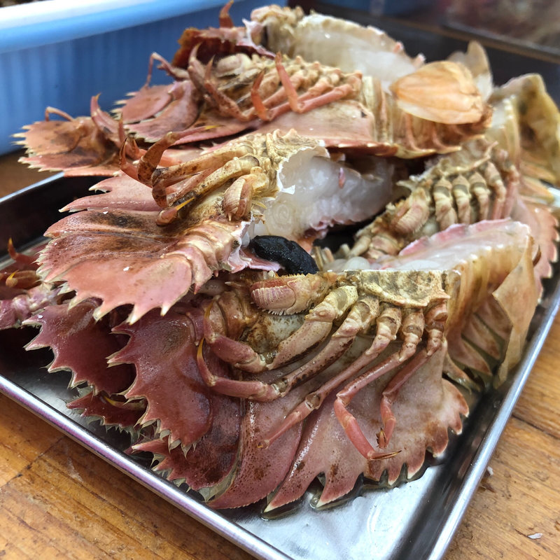 ウチワエビ(糸島 牡蠣小屋 服部屋)