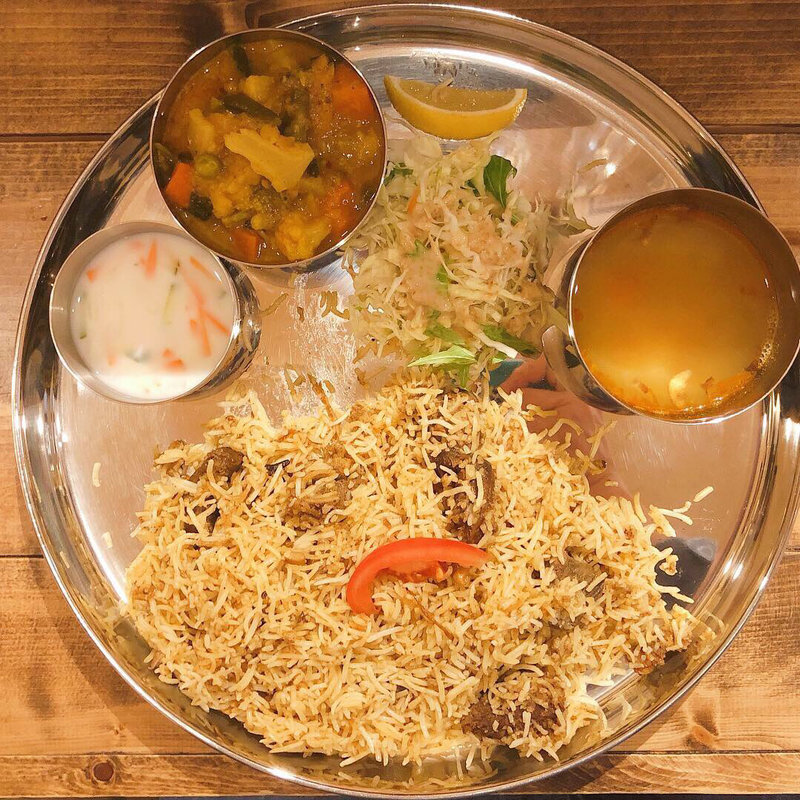 ビリヤニセット 野菜カレー追加(トルカリ(TORKARI))