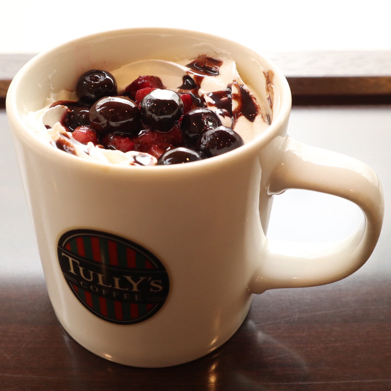 ベリーベリーショコラ ロイヤルミルクティー(タリーズコーヒー 札幌STV北2条店)