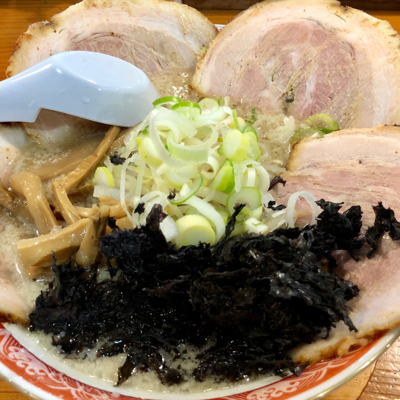 黒ばらのりチャーシューメン(こってりらーめんGita)