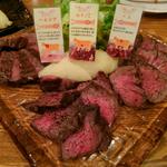 本日の和牛ステーキ(イタリアン肉バル デル・ソーレ 道頓堀)