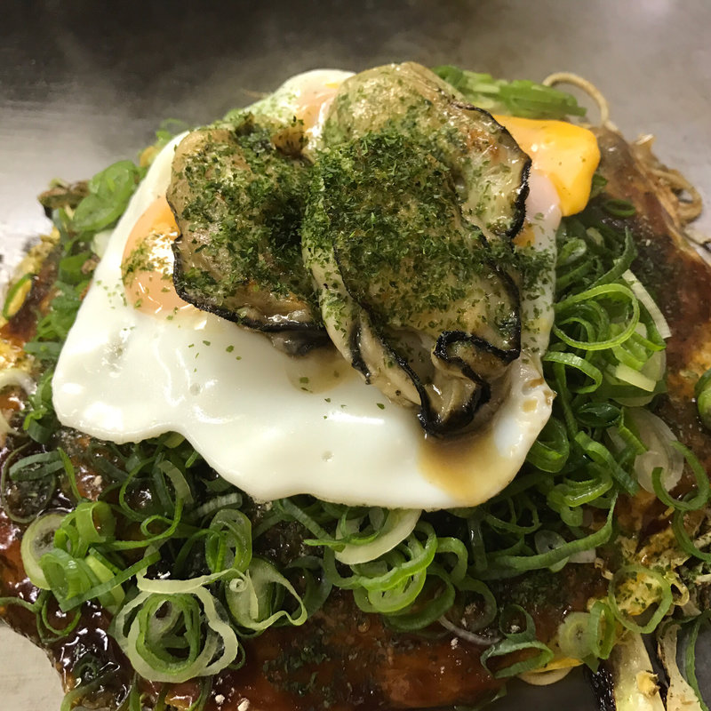 カキ入り広島焼き(久ちゃん （きゅうちゃん）)