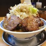 ブタそばダブル(雷神 角ふじ)