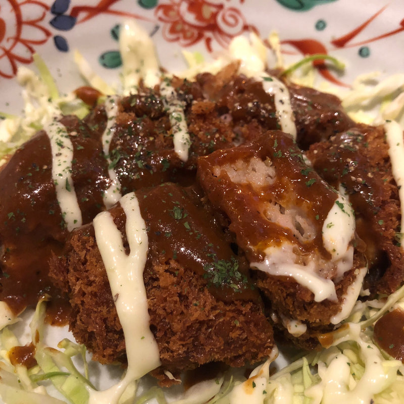 洋風鶏メンチカツ(釜焼鳥本舗 おやひなや 渋谷ハチ公口店)