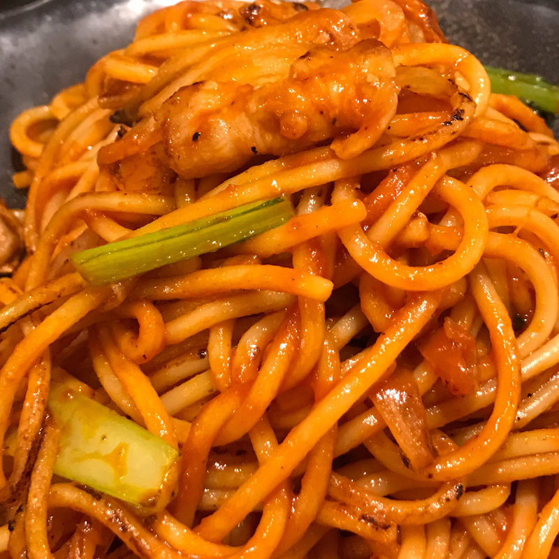 焼きナポリタン(大)  (焼きスパゲッティ専門店 ロメスパ バルボア 御徒町アメ横店)