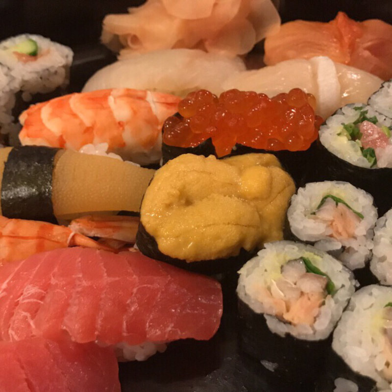 ウニいくら握り(浅草 緑寿司(みどりずし))