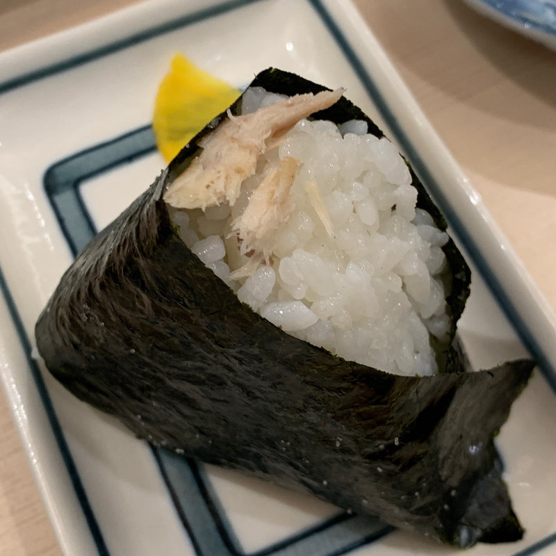 おむすび 鯖の柚子照焼(人形町田酔　門仲の酒場)