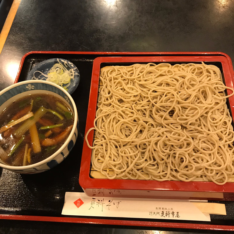 鴨せいろ(更科布屋)