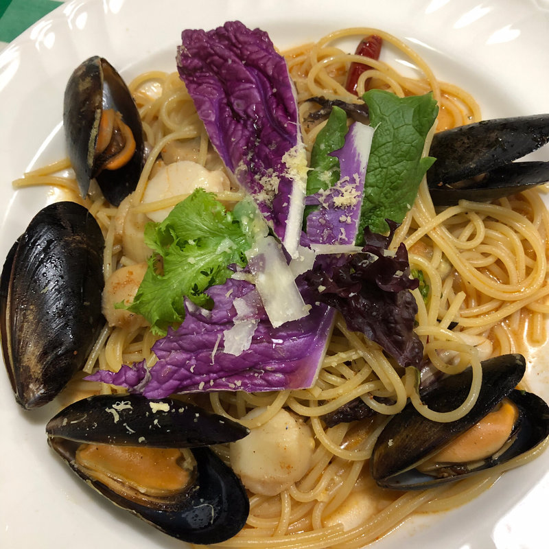 魚介と魚醤のパスタ(カフェ ド ヂーノ)