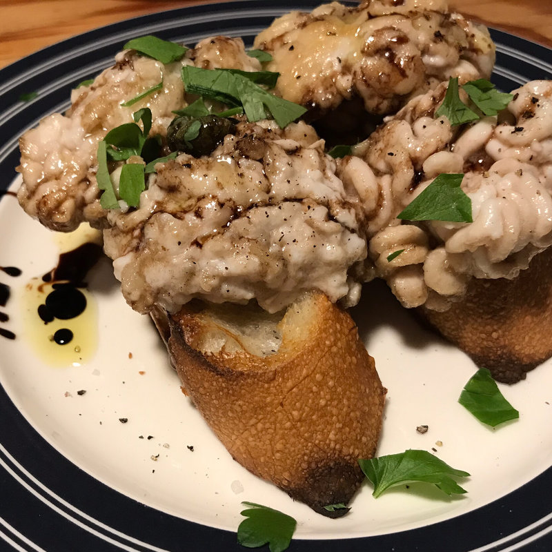 真鱈白子のクロスティーニ(アリアーレ)