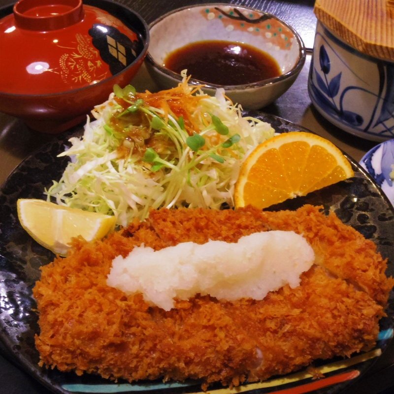おろしとんかつ定食(海老徳 )