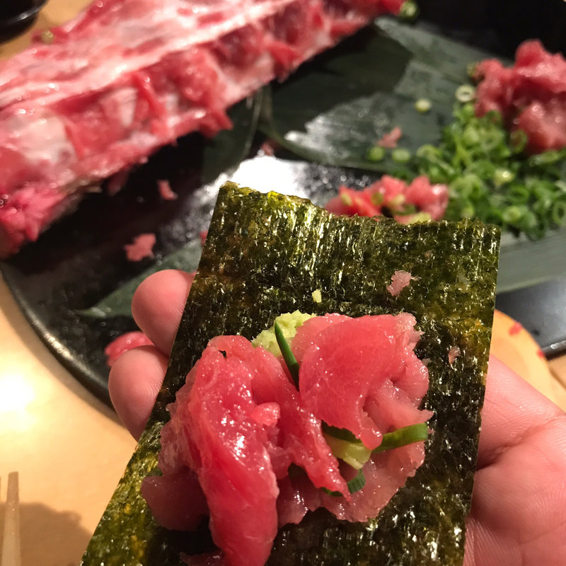 中落ちネギトロ(炭焼き ゆうちゃん)