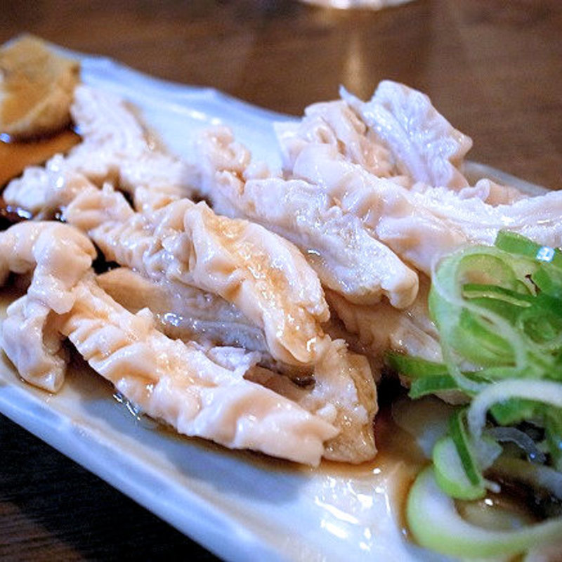 テッポー刺し(もつ焼 福よし)