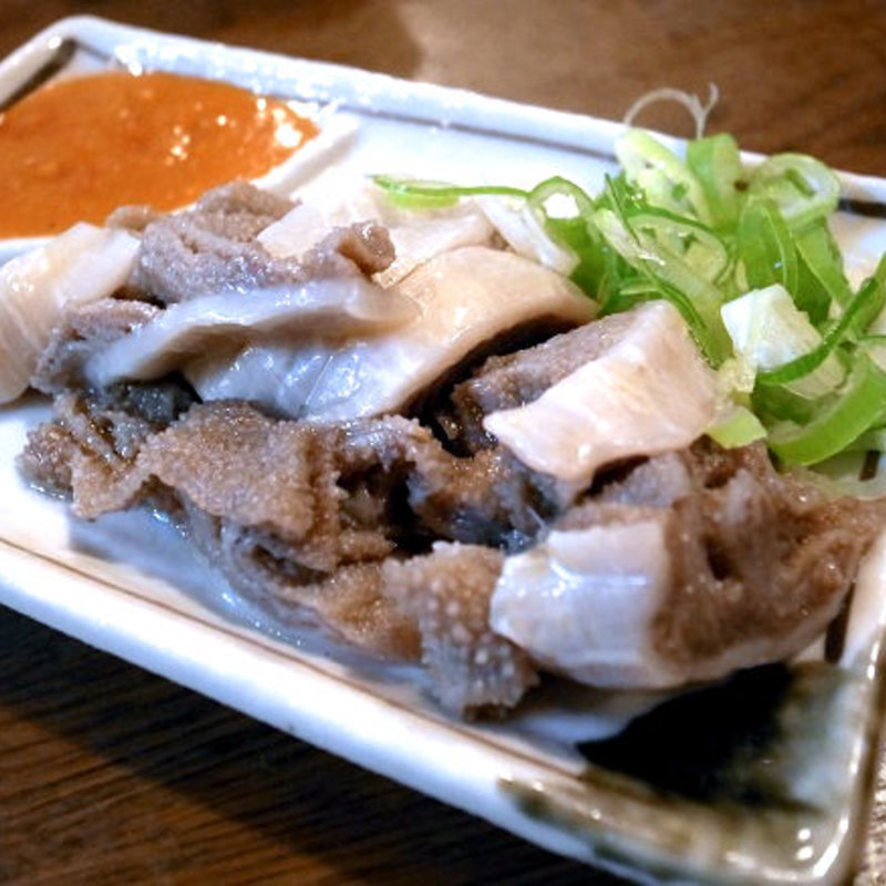 せんまい刺し(もつ焼 福よし)