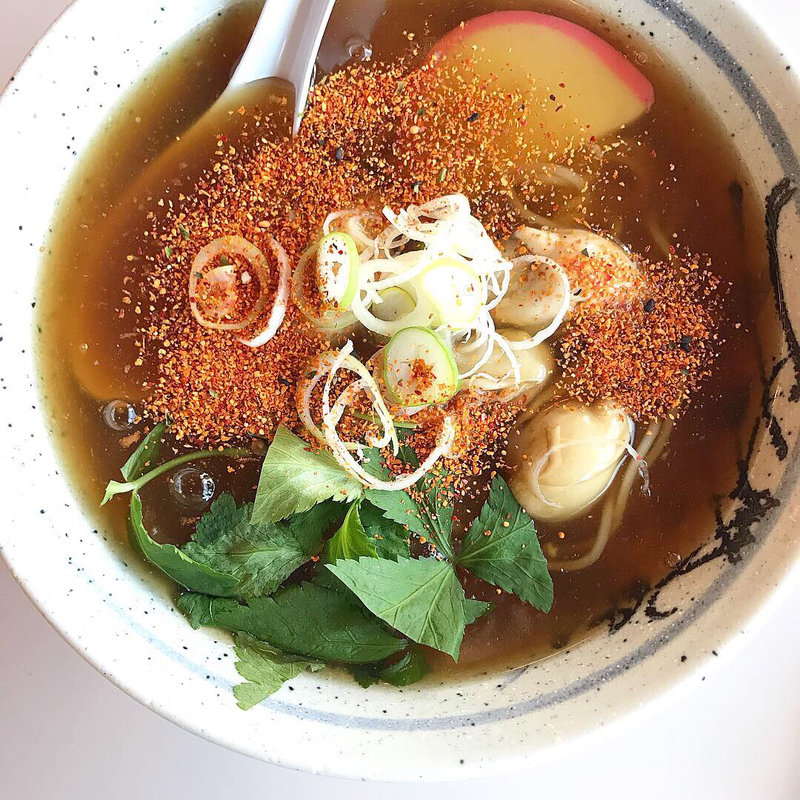 牡蠣そば(マルカンビル大食堂)