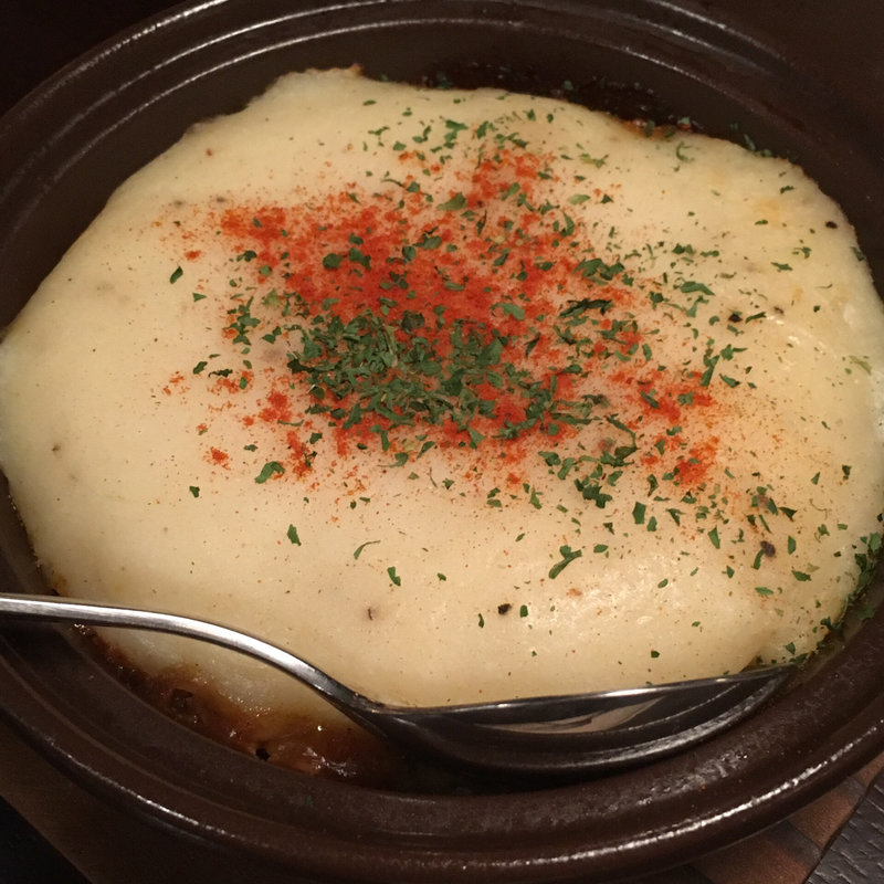 マッシュポテトのミートグラタン(大宮ハイボールバー 南銀座 1923)