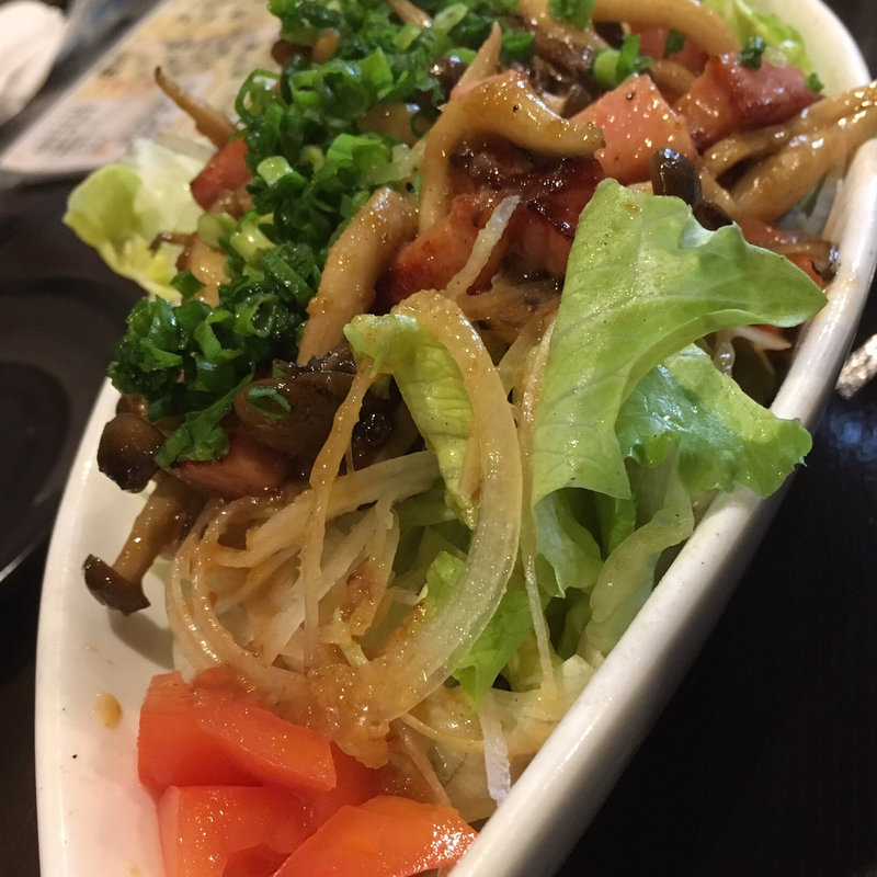 きのことベーコンの温製サラダ(旬味旬菜 大和)