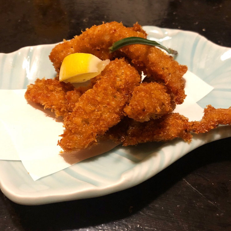 せせり黒胡椒揚げ(酒彩 あぐれま )