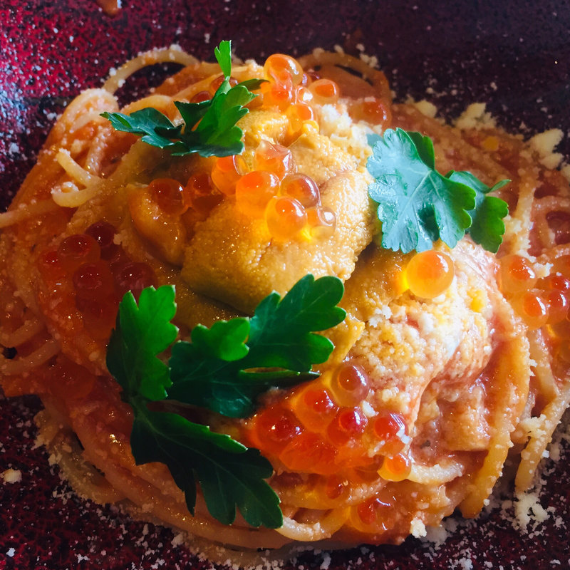 雲丹とイクラのスパゲッティ(Trattoria Suono(トラットリア　スオーノ) )